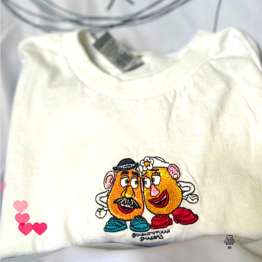 Embroider shirt favorite cartoon